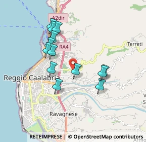 Mappa Secondo Tronco Via Reggio Campi, 89126 Reggio di Calabria RC, Italia (1.81538)