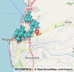 Mappa Secondo Tronco Via Reggio Campi, 89126 Reggio di Calabria RC, Italia (1.819)