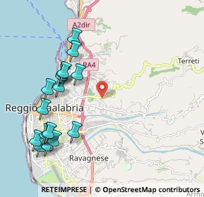 Mappa Secondo Tronco Via Reggio Campi, 89126 Reggio di Calabria RC, Italia (2.62706)