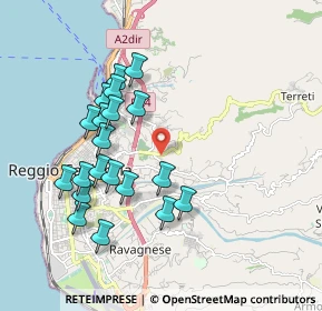 Mappa Secondo Tronco Via Reggio Campi, 89126 Reggio di Calabria RC, Italia (2.071)