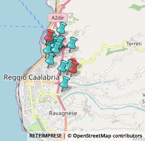 Mappa Secondo Tronco Via Reggio Campi, 89126 Reggio di Calabria RC, Italia (1.45625)
