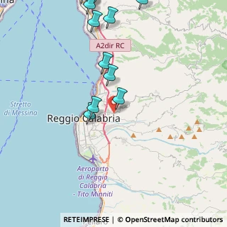 Mappa Secondo Tronco Via Reggio Campi, 89126 Reggio di Calabria RC, Italia (5.87167)