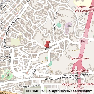 Mappa Secondo Tronco Via Reggio Campi, 93, 89100 Reggio di Calabria, Reggio di Calabria (Calabria)