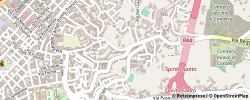 Mappa Reggio di Calabria