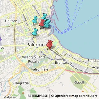 Mappa Via Silvio Boccone, 90127 Palermo PA, Italia (2.00364)