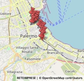 Mappa Via Silvio Boccone, 90127 Palermo PA, Italia (1.57286)