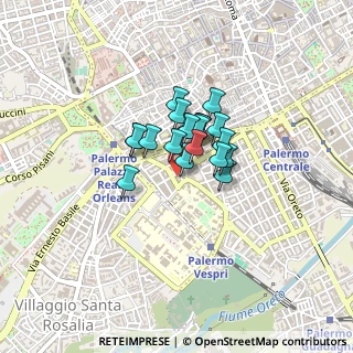 Mappa Via Ludovico Antonio Muratori, 90127 Palermo PA, Italia (0.26)