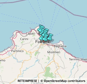 Mappa Via Ludovico Antonio Muratori, 90127 Palermo PA, Italia (17.71909)