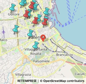 Mappa Via Ludovico Antonio Muratori, 90127 Palermo PA, Italia (2.6925)