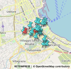 Mappa Via Ludovico Antonio Muratori, 90127 Palermo PA, Italia (1.044)