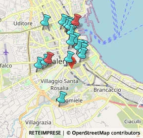 Mappa Piazza delle Cliniche, 90127 Palermo PA, Italia (1.68)