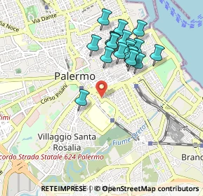 Mappa Via Ludovico Antonio Muratori, 90127 Palermo PA, Italia (0.97368)