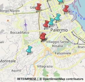 Mappa Via Salvatore Agnelli, 90129 Palermo PA, Italia (2.59583)