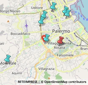 Mappa Via Salvatore Agnelli, 90129 Palermo PA, Italia (2.88583)