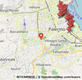 Mappa Via Salvatore Agnelli, 90129 Palermo PA, Italia (3.32071)