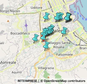 Mappa Via Salvatore Agnelli, 90129 Palermo PA, Italia (1.636)