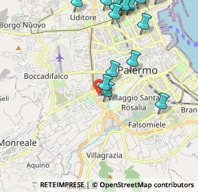 Mappa Via Salvatore Agnelli, 90129 Palermo PA, Italia (3.03941)