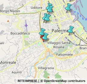 Mappa Via Salvatore Agnelli, 90129 Palermo PA, Italia (2.9175)