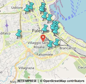 Mappa Via Calogero Nicastro, 90127 Palermo PA, Italia (2.05533)