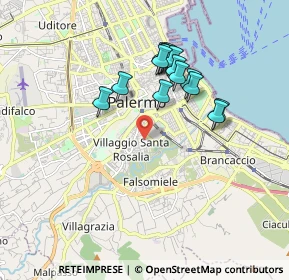 Mappa Via Calogero Nicastro, 90127 Palermo PA, Italia (1.78867)