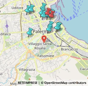 Mappa Via Calogero Nicastro, 90127 Palermo PA, Italia (2.195)