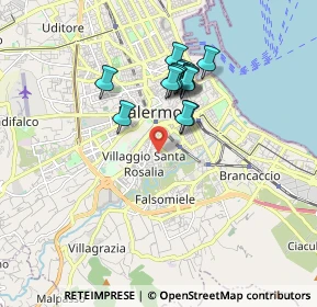 Mappa Via Calogero Nicastro, 90127 Palermo PA, Italia (1.57714)