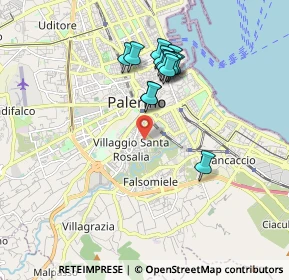 Mappa Via Calogero Nicastro, 90127 Palermo PA, Italia (1.76154)
