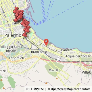 Mappa Via Bione Cesare, 90123 Palermo PA, Italia (3.44071)
