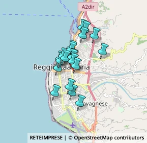 Mappa Via San Giorgio Extra, 89126 Reggio di Calabria RC, Italia (1.241)