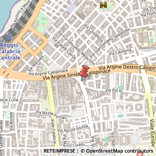 Mappa Via Sbarre Centrali, 31, 89100 Reggio di Calabria, Reggio di Calabria (Calabria)