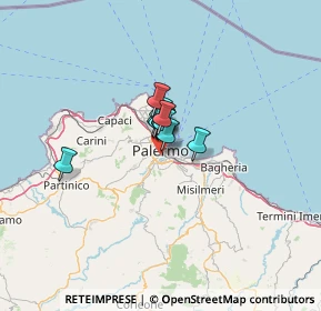 Mappa 90128 Palermo PA, Italia (6.01091)