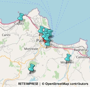 Mappa 90128 Palermo PA, Italia (5.73455)