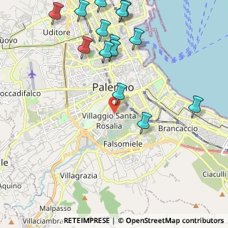Mappa 90128 Palermo PA, Italia (2.93429)