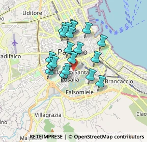 Mappa 90128 Palermo PA, Italia (1.485)