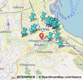 Mappa 90128 Palermo PA, Italia (1.6565)