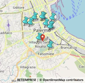 Mappa 90128 Palermo PA, Italia (1.68273)