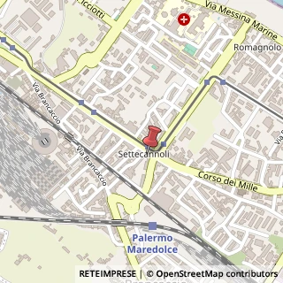 Mappa Corso dei Mille, 579, 90123 Palermo, Palermo (Sicilia)