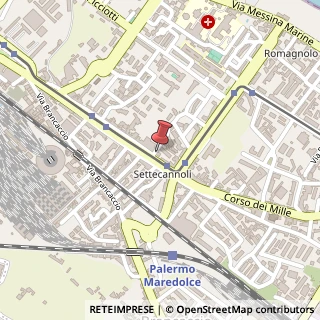 Mappa Corso dei Mille, 528, 90123 Palermo, Palermo (Sicilia)