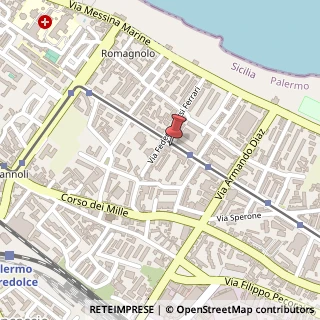 Mappa Via Portella Ginestra, 5, 90123 Palermo, Palermo (Sicilia)