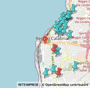 Mappa Via San Pietro, 89129 Reggio di Calabria RC, Italia (1.2275)