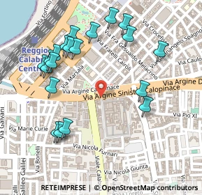 Mappa Via San Pietro, 89133 Reggio di Calabria RC, Italia (0.307)