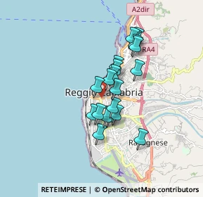 Mappa Via San Pietro, 89133 Reggio di Calabria RC, Italia (1.4495)
