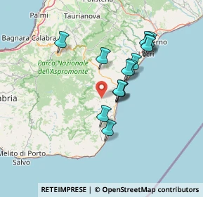 Mappa 89030 Casignana RC, Italia (13.38786)