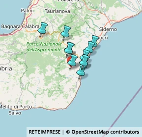 Mappa 89030 Casignana RC, Italia (8.51364)