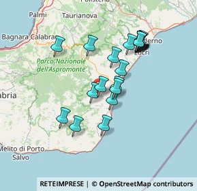 Mappa 89030 Casignana RC, Italia (14.2275)