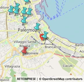 Mappa Via Oreto, 90100 Palermo PA, Italia (3.28538)
