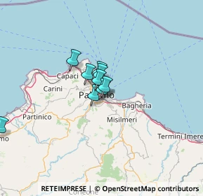 Mappa Via Oreto, 90100 Palermo PA, Italia (38.518)