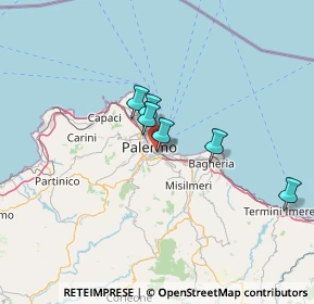Mappa Via Oreto, 90100 Palermo PA, Italia (36.83692)