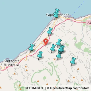 Mappa 98070 Capri Leone ME, Italia (3.98182)