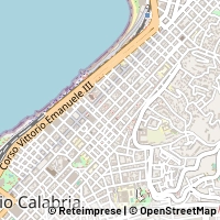 지도 Reggio di Calabria